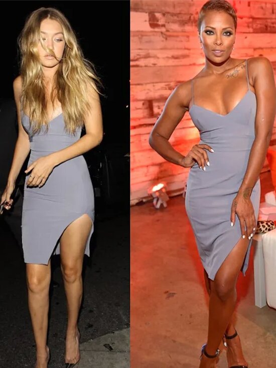 House of CB Dresses & Skirts - House of CB Raqa Dress S Grey Bodycon Midi Gigi Hadid Celebrity Style